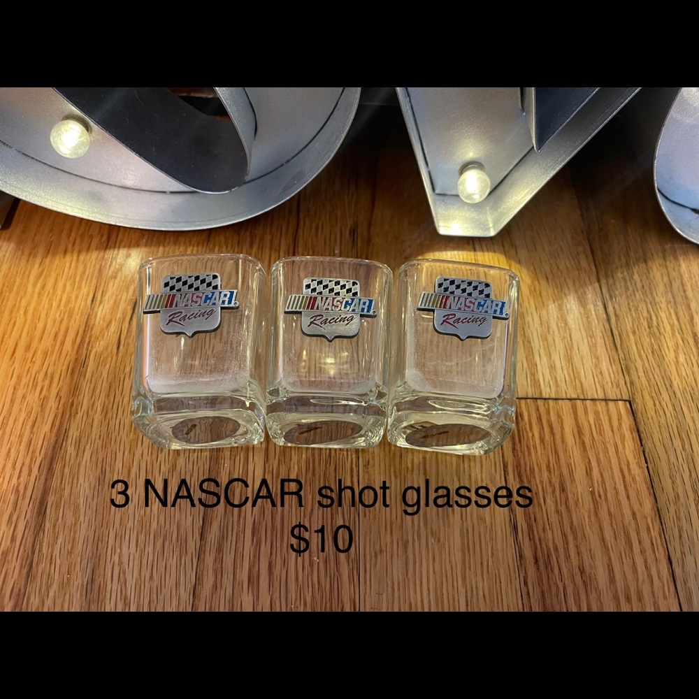 NASCAR shot glasses! 🏁